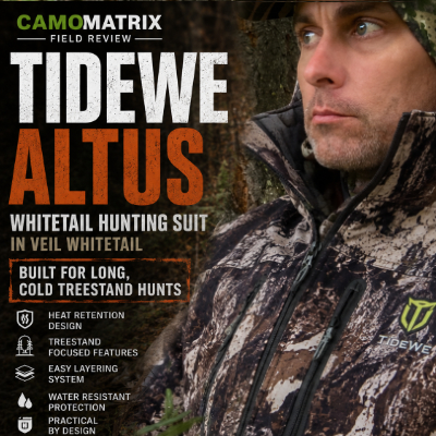 TideWe Altus Hunting Suit Review: Thoughtful Features for Cold Weather Whitetail Hunters